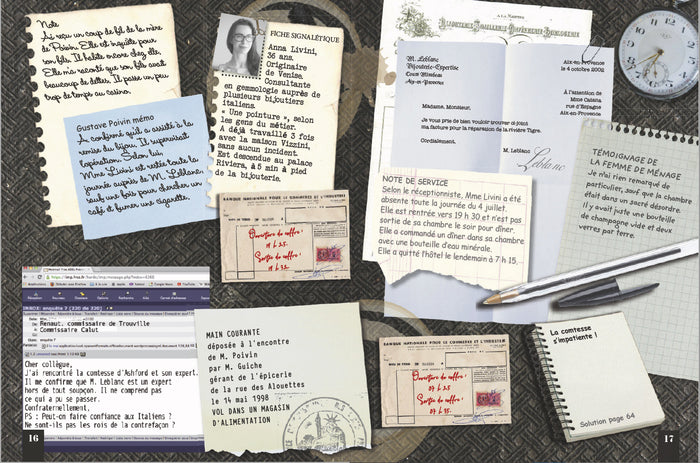 Cahier de vacances - Grandes enquêtes dignes du Quai des Orfèvres