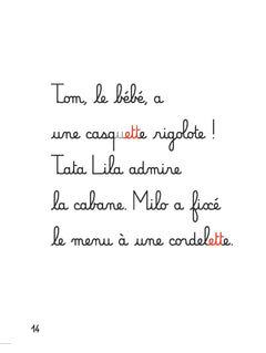 Mes premières lectures Montessori - A table