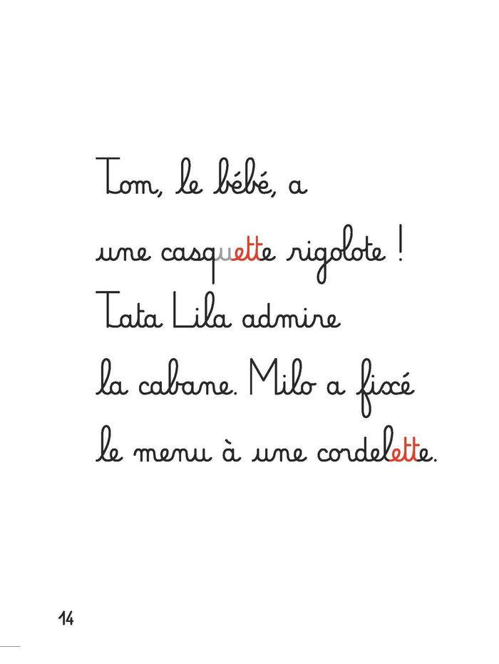 Mes premières lectures Montessori - A table