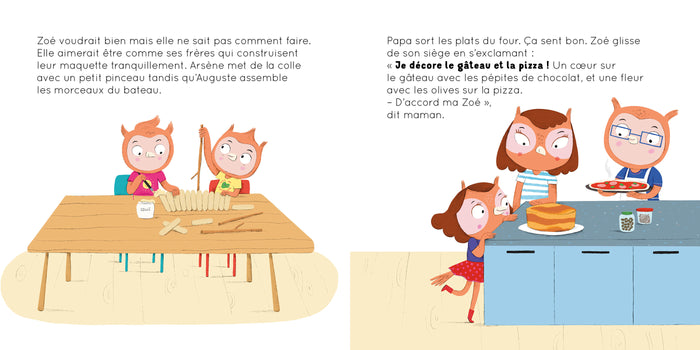 Zoé n'est pas concentrée