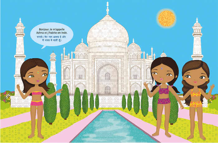 Minimiki - Stickers - Habille Ashna en Inde