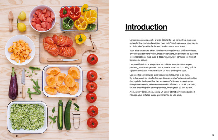 En 2 heures je cuisine pour toute la semaine