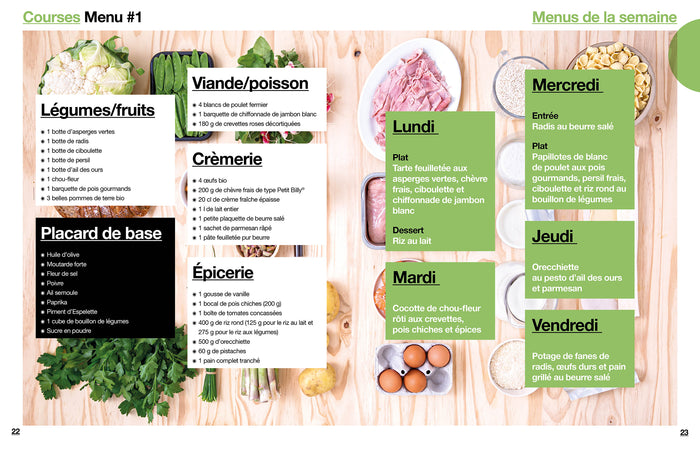 En 2 heures je cuisine pour toute la semaine
