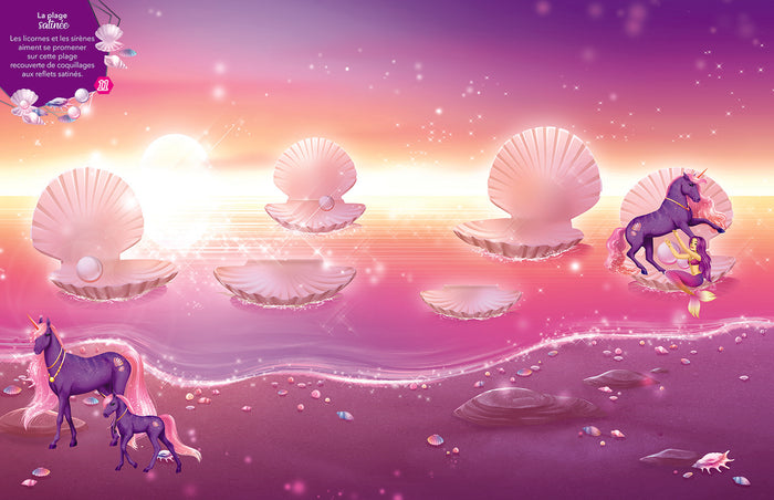 Licornes de rêve - Cahier de stickers Magie des sirènes