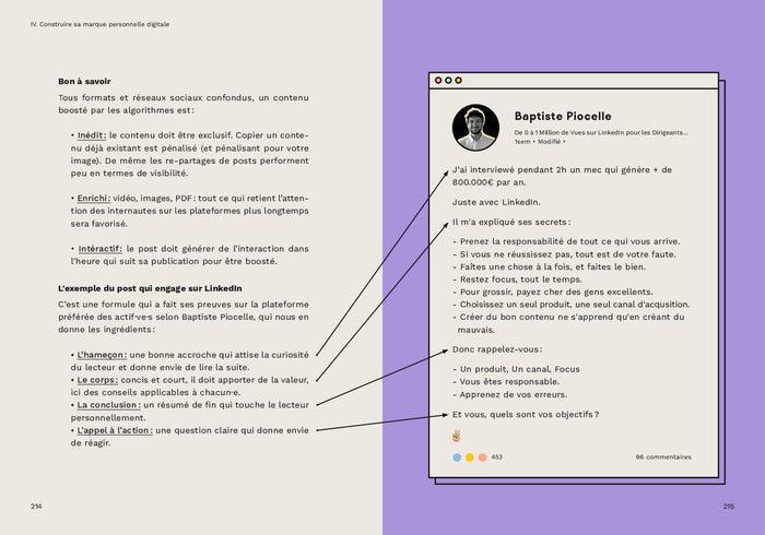 Vous êtes unique, montrez-le !