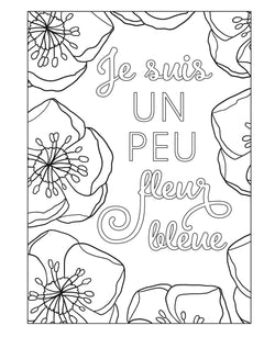 Langage des fleurs - 100 dessins à colorier