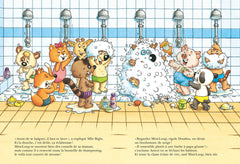 Mini-Loup à la piscine