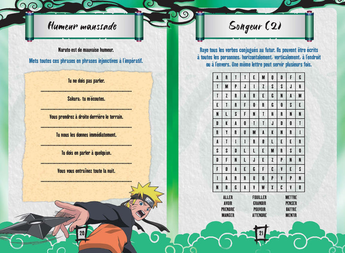 Naruto Shippuden - Enigmes de la 6e à la 5e