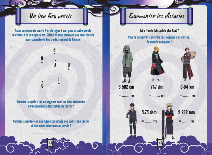 Naruto Shippuden - Enigmes de la 6e à la 5e