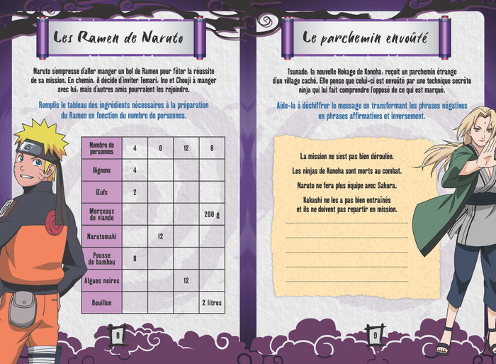 Naruto Shippuden - Enigmes du CM1 au CM2