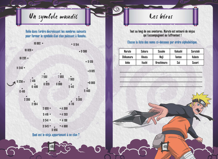 Naruto Shippuden - Enigmes du CM1 au CM2