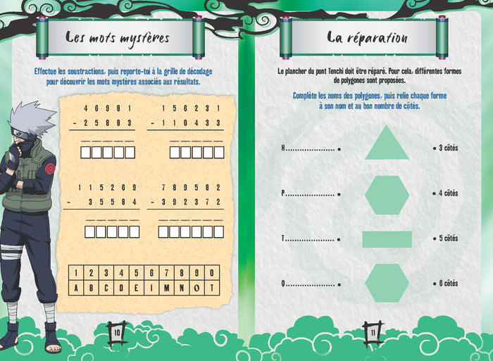 Naruto Shippuden - Enigmes du CM2 à la 6e