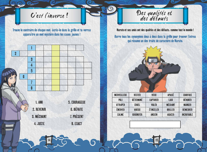 Naruto Shippuden - Enigmes du CM2 à la 6e