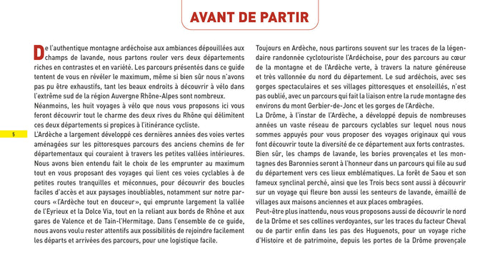 Drôme Ardèche Voyages à vélo et vélo électrique