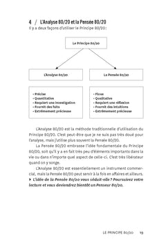 Le principe 80/20 au quotidien