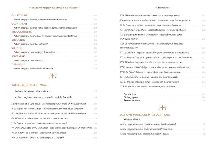 Le pouvoir magique des pierres et des cristaux