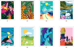 Coloriages mystères - Nature sauvage