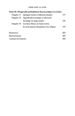 Vivre avec la lune