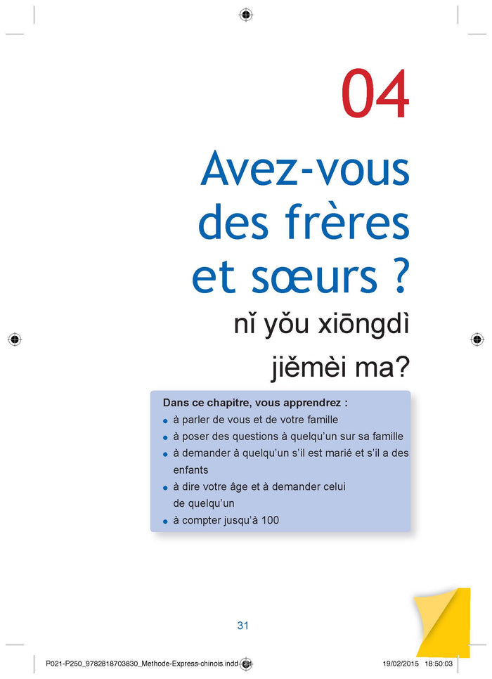 Harrap's Méthode express chinois livre