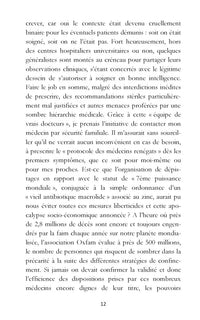 Je ne pouvais pas les laisser mourir !