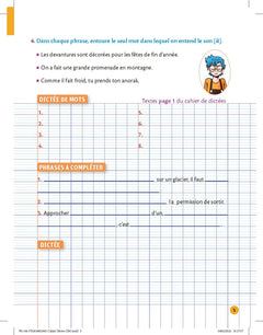 Petit cahier Larousse d'orthographe et de dictées CM1