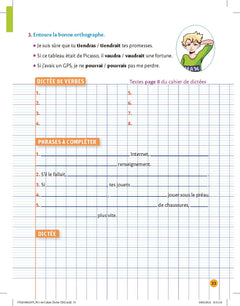 Petit cahier Larousse d'orthographe et de dictées CM2