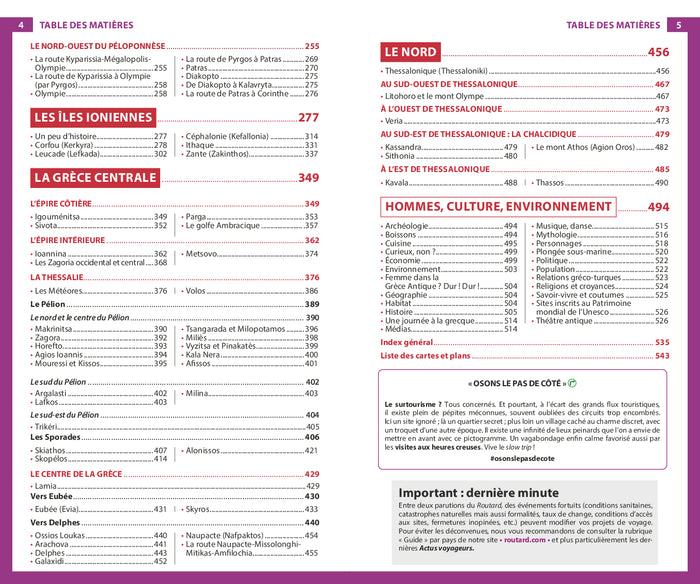 Guide du Routard Grèce continentale 2022/23