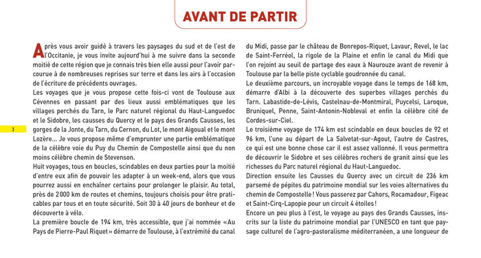 Occitanie Vol.2 Voyages à vélo et vélo électrique