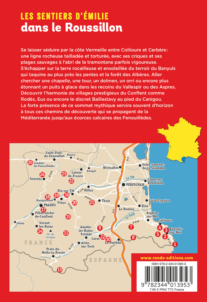 Les sentiers d'Emilie dans le Roussillon