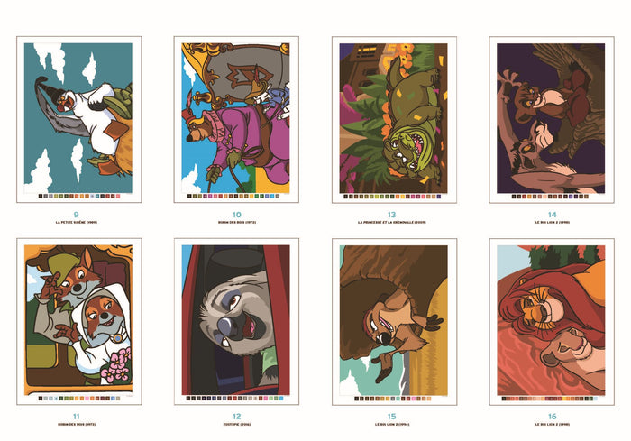 Coloriages mystères Disney - Bestiaire