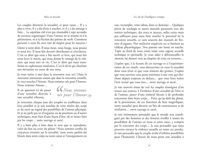 Les clés de l'intelligence érotique