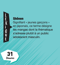 Mini calendrier - 365 jours 100 % mangas