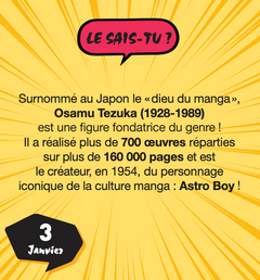 Mini calendrier - 365 jours 100 % mangas