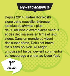 Mini calendrier - 365 jours 100 % mangas