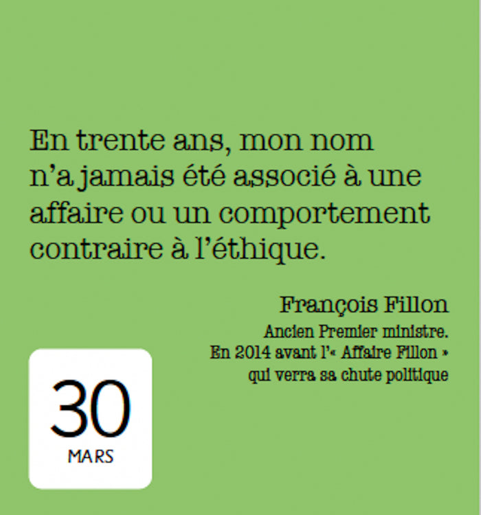 Mini calendrier - 365 gaffes politiques