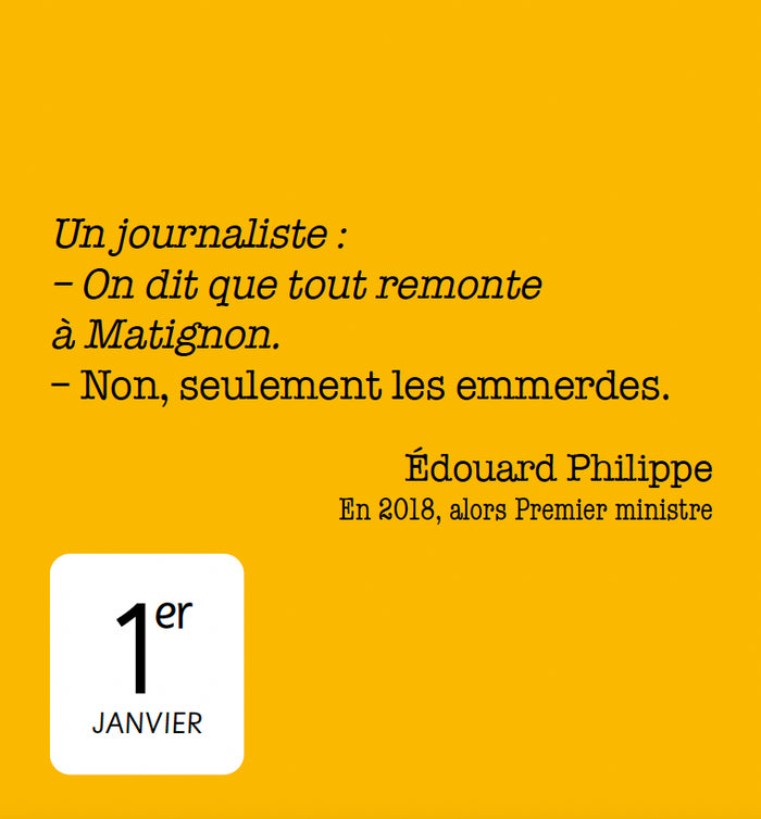 Mini calendrier - 365 gaffes politiques