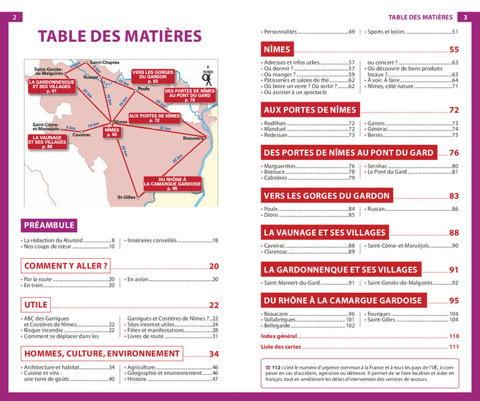 Guide du routard pays garrigues et costières de Nîmes