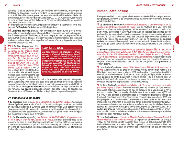 Guide du routard pays garrigues et costières de Nîmes