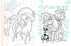 DISNEY CLASSIQUES - Mes jolis coloriages - Les chevaux
