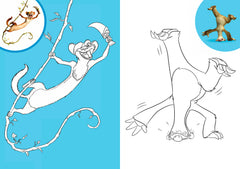 Mes coloriages avec stickers