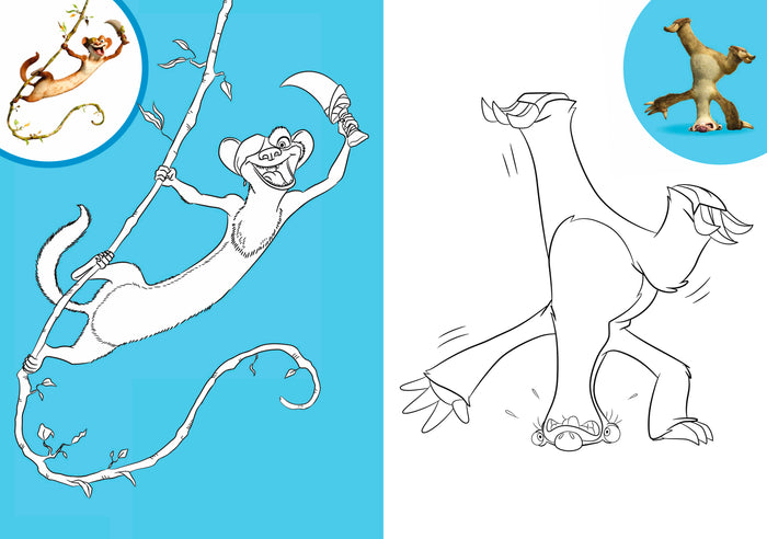 Mes coloriages avec stickers