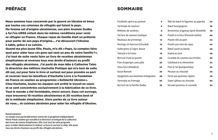 Cuisiner Simplissime et aider l'Ukraine