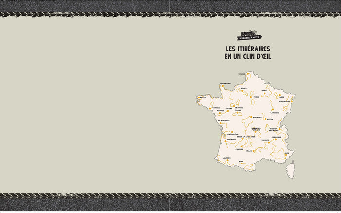 Week-ends à moto - 50 itinéraires insolites en France
