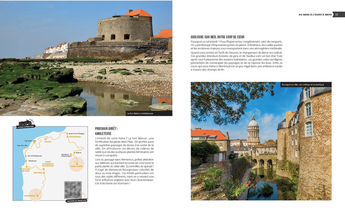 Week-ends à moto - 50 itinéraires insolites en France