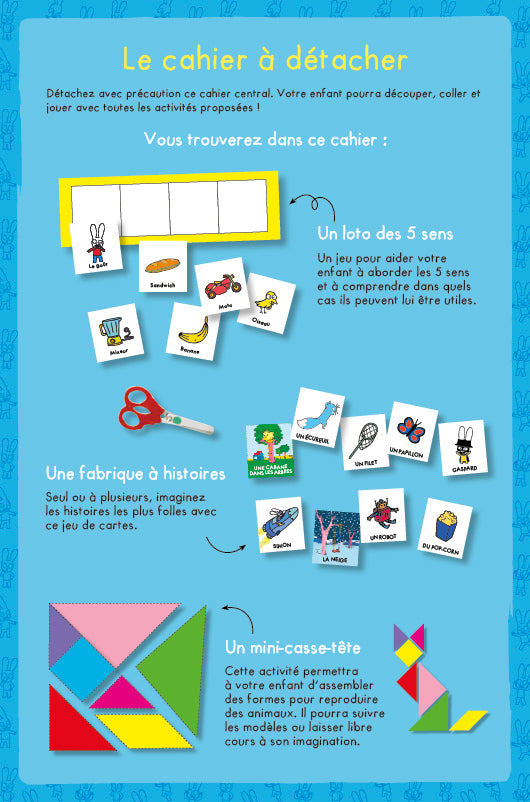 Cahier de vacances 2025 Simon - Les incollables