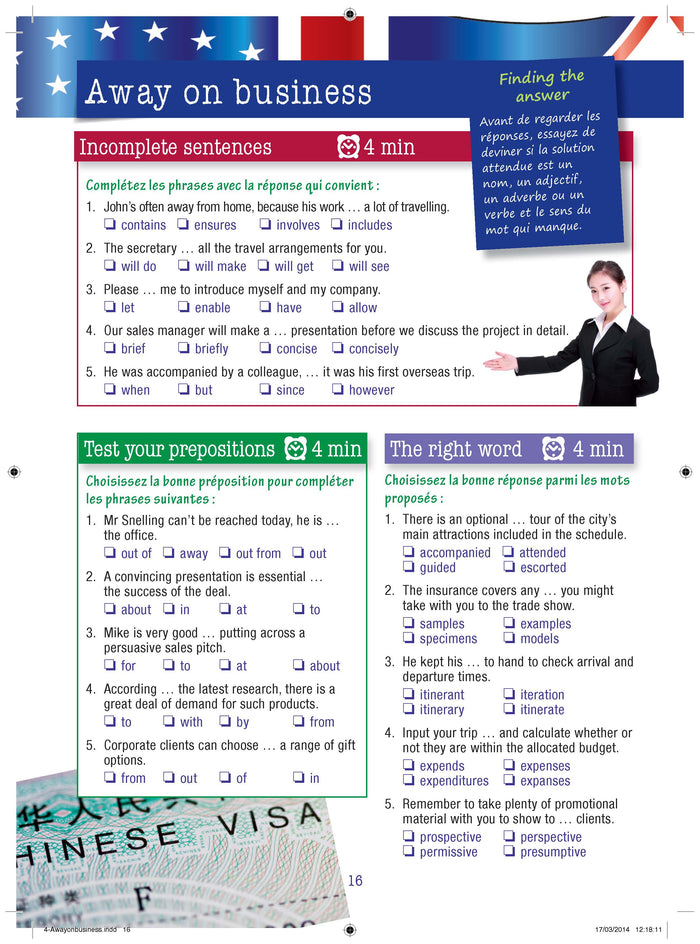 Cahier de vacances Harrap's Ados spécial TOEIC