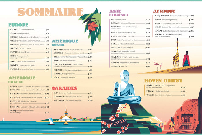 Les 50 voyages à faire dans sa vie