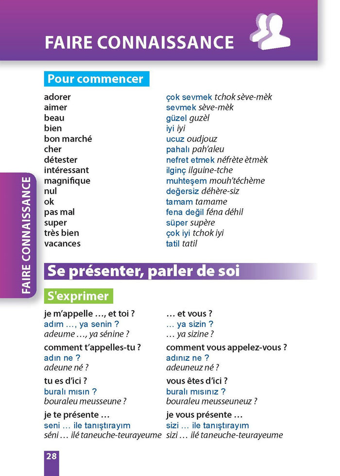 Parler le turc en voyage