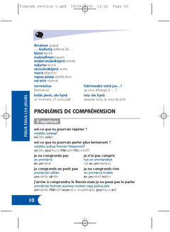 Parler le finnois en voyage