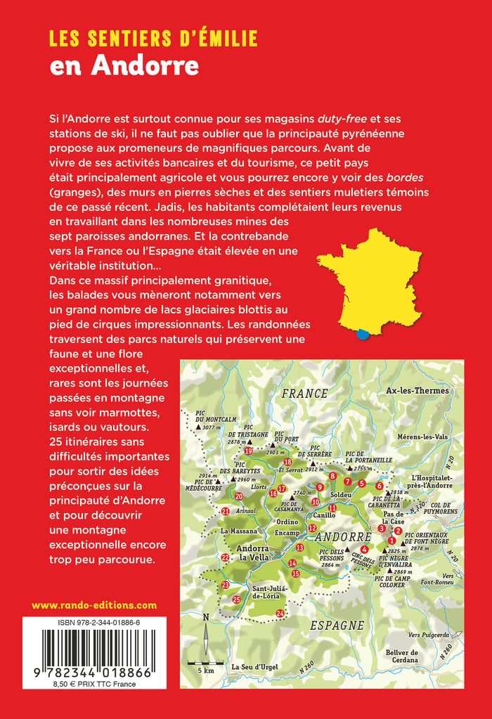 Les Sentiers d'Emilie en Andorre